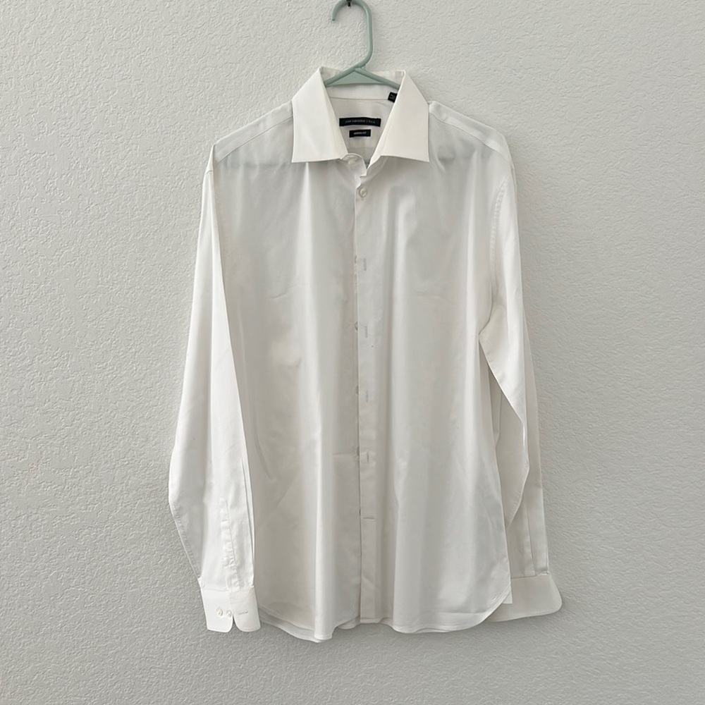 John Varvatos Men's Classic White Shirt